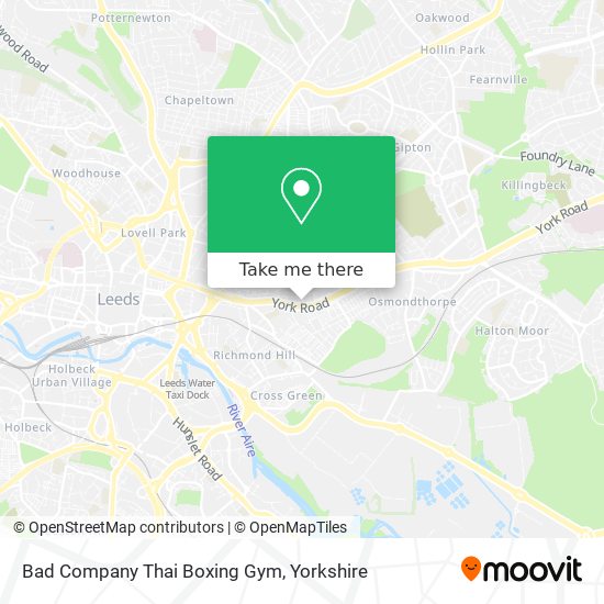 Bad Company Thai Boxing Gym map