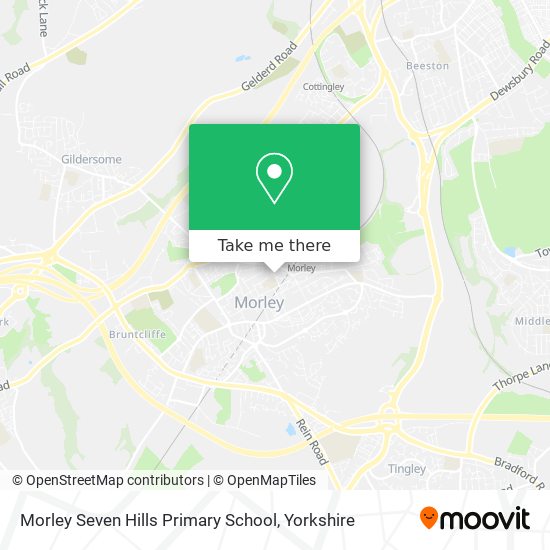 Morley Seven Hills Primary School map