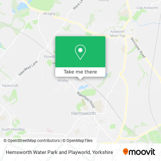 Hemsworth Water Park and Playworld map