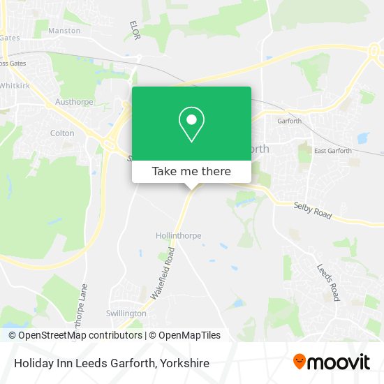 Holiday Inn Leeds Garforth map