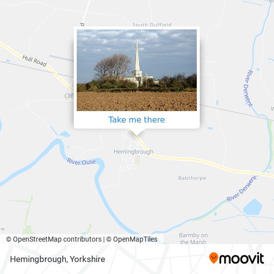 Hemingbrough map