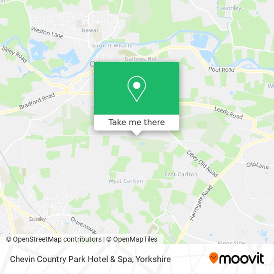 Chevin Country Park Hotel & Spa map