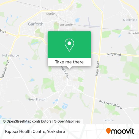 Kippax Health Centre map