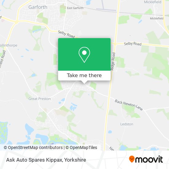 Ask Auto Spares Kippax map