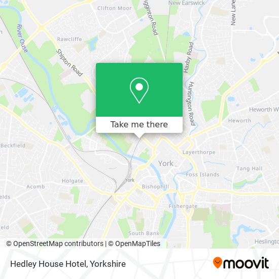 Hedley House Hotel map