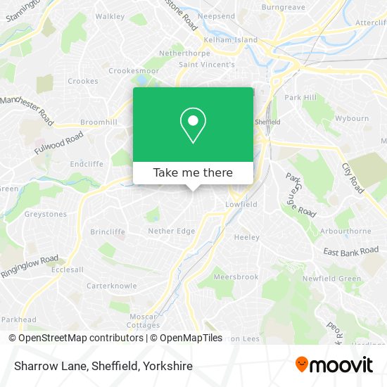 Sharrow Lane, Sheffield map