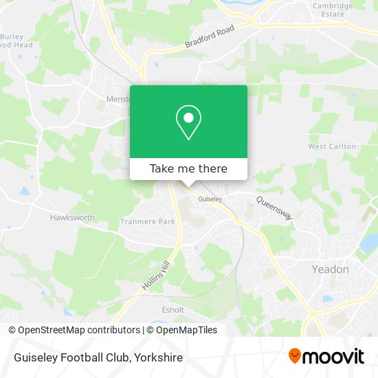 Guiseley Football Club map