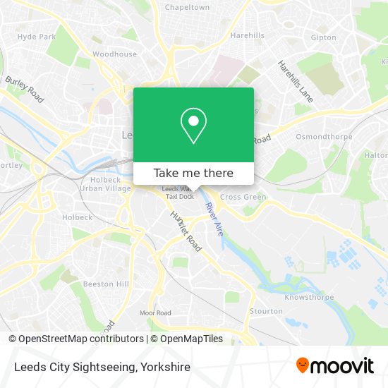 Leeds City Sightseeing map