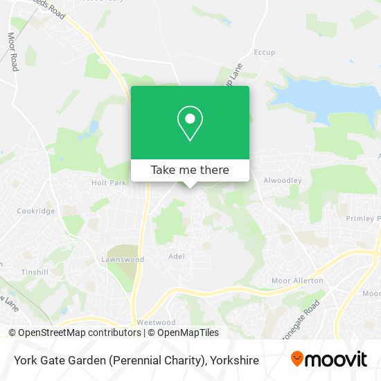 York Gate Garden (Perennial Charity) map