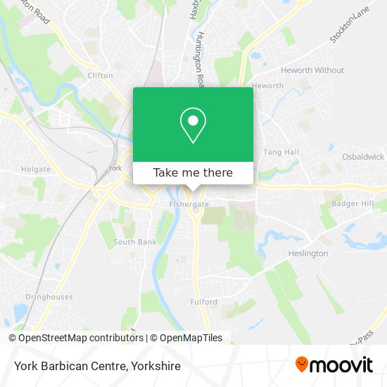 York Barbican Centre map