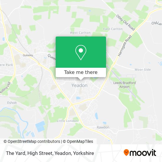 The Yard, High Street, Yeadon map