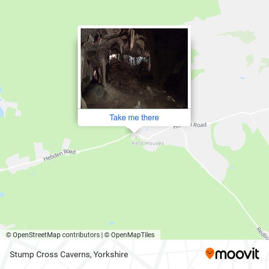 Stump Cross Caverns map