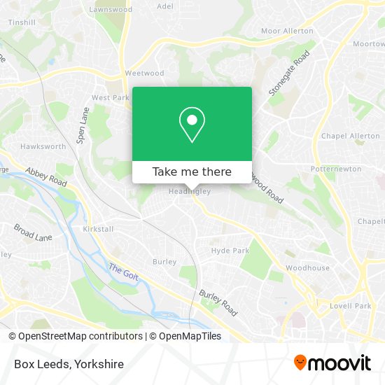 Box Leeds map