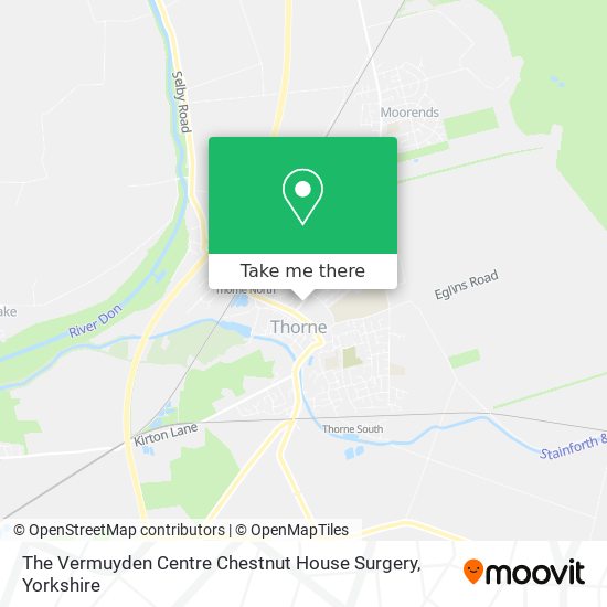 The Vermuyden Centre Chestnut House Surgery map