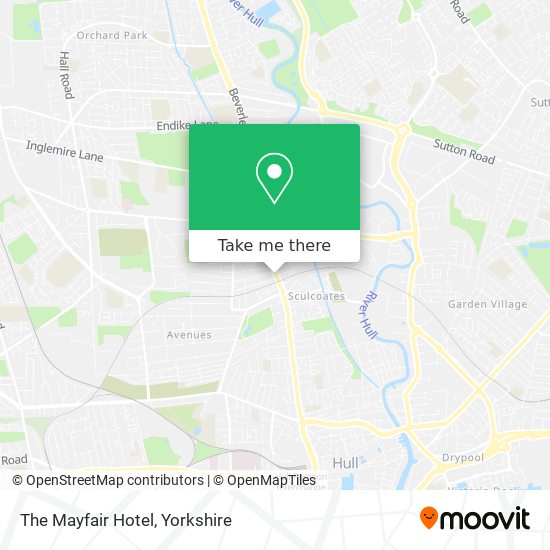 The Mayfair Hotel map