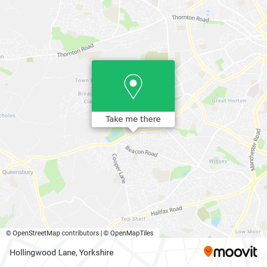 Hollingwood Lane map