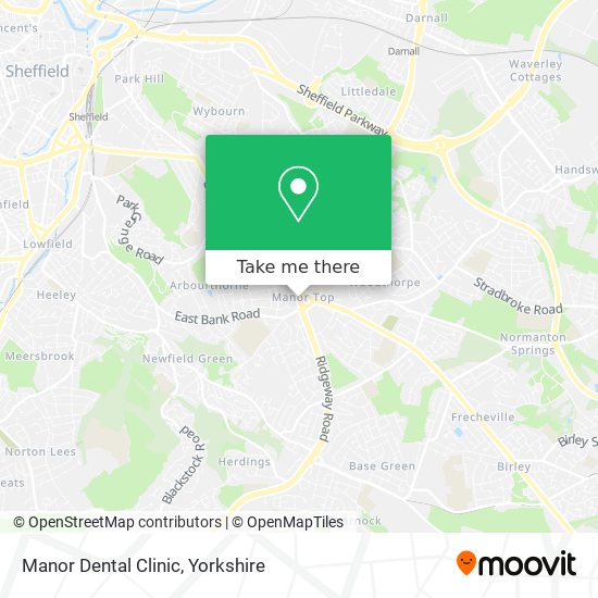 Manor Dental Clinic map