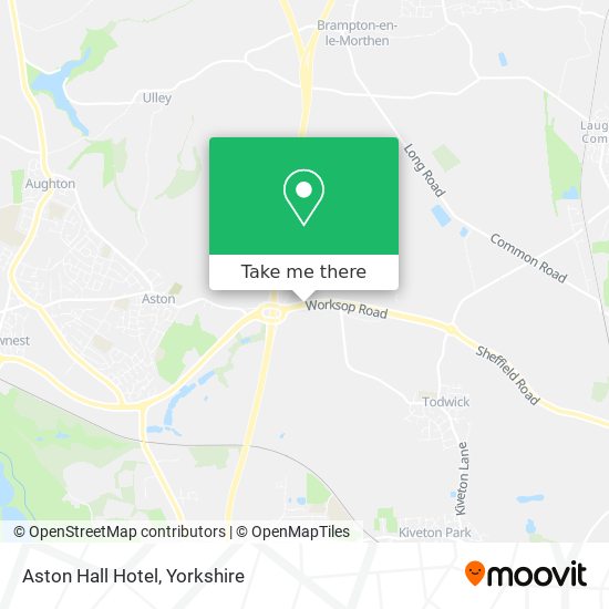 Aston Hall Hotel map