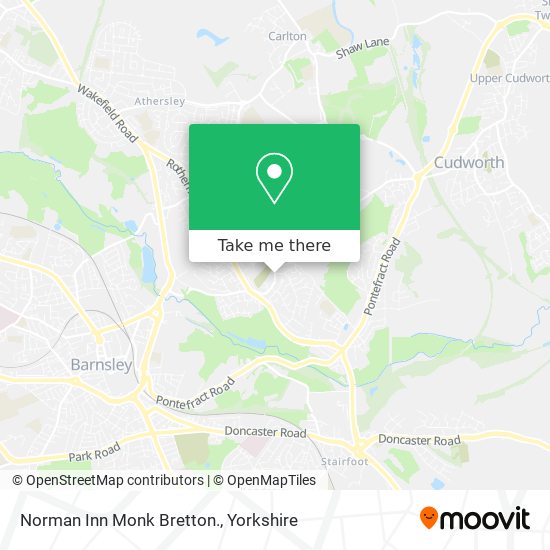 Norman Inn Monk Bretton. map