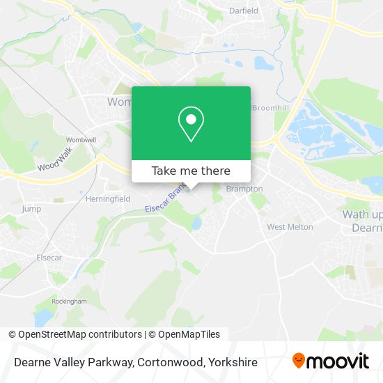 Dearne Valley Parkway, Cortonwood map