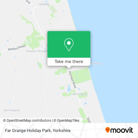 Far Grange Holiday Park map