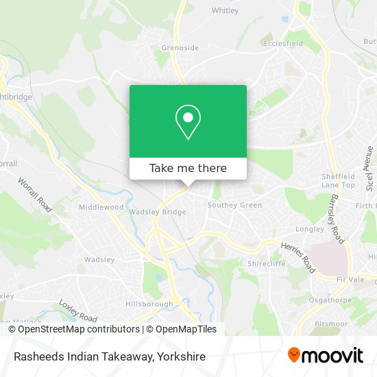 Rasheeds Indian Takeaway map