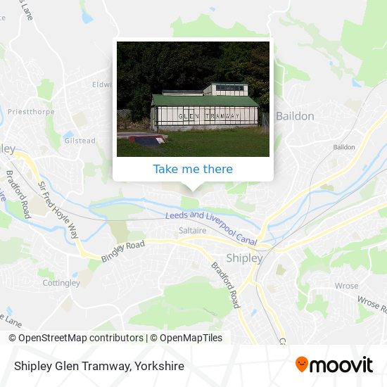 Shipley Glen Tramway map