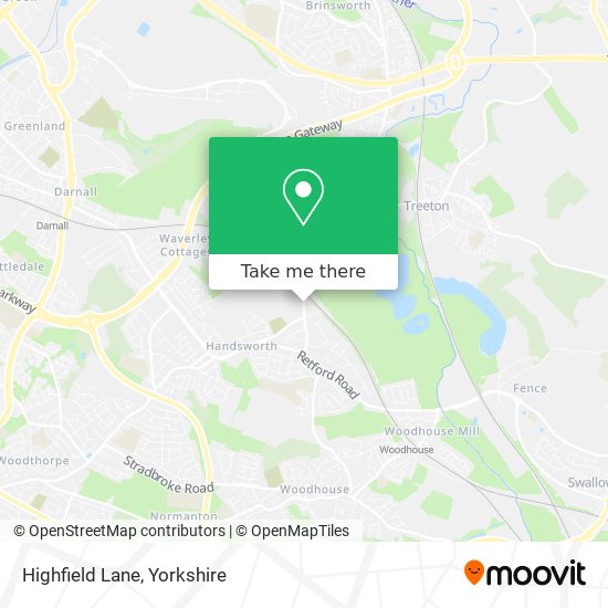 Highfield Lane map