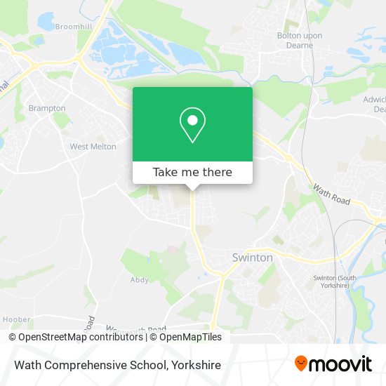 Wath Comprehensive School map