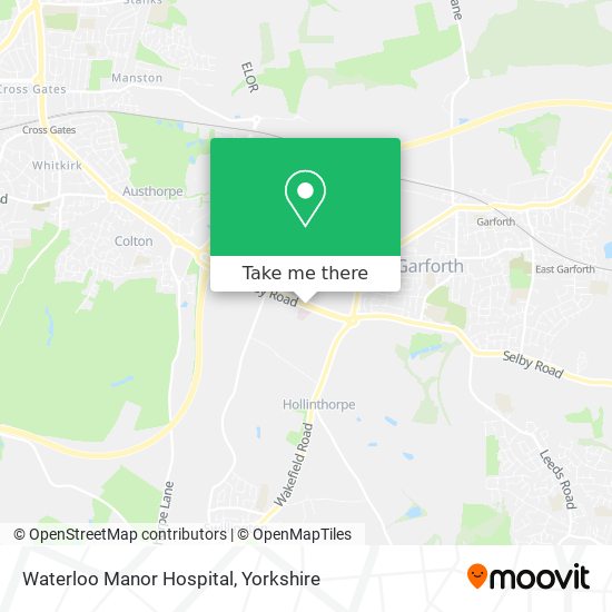 Waterloo Manor Hospital map