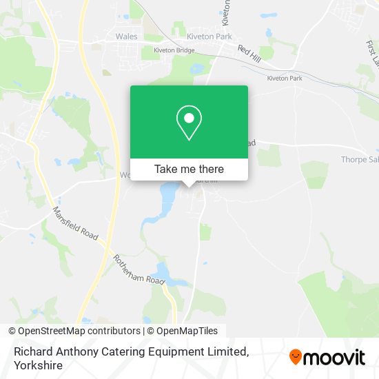 Richard Anthony Catering Equipment Limited map