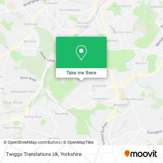 Twiggs Translations Uk map