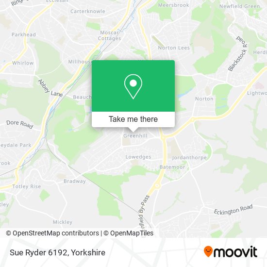 Sue Ryder 6192 map