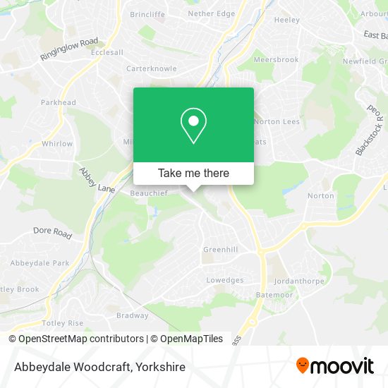 Abbeydale Woodcraft map