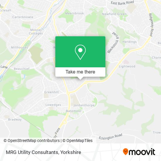 MRG Utility Consultants map