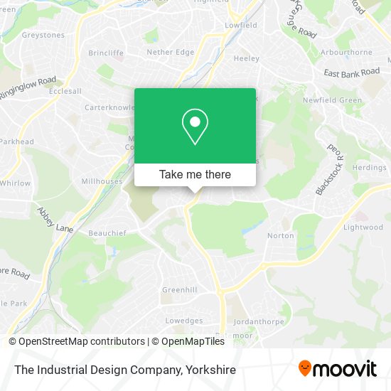 The Industrial Design Company map