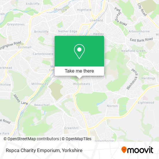 Rspca Charity Emporium map