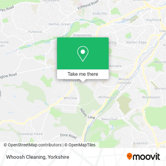 Whoosh Cleaning map