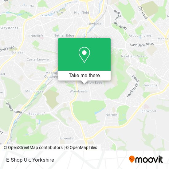 E-Shop Uk map