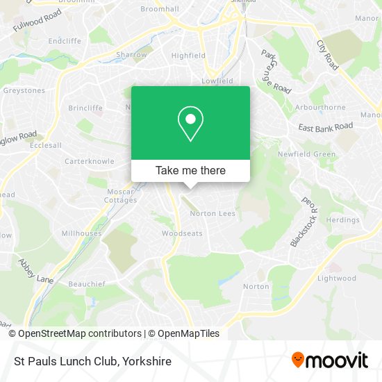 St Pauls Lunch Club map