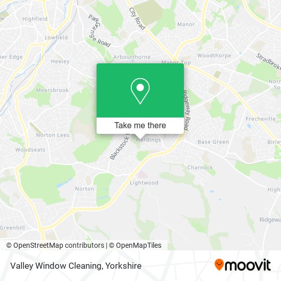 Valley Window Cleaning map