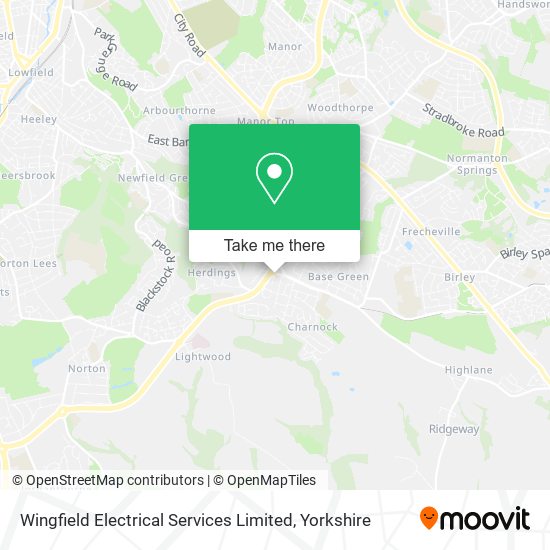 Wingfield Electrical Services Limited map