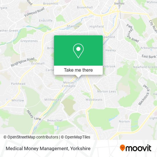 Medical Money Management map