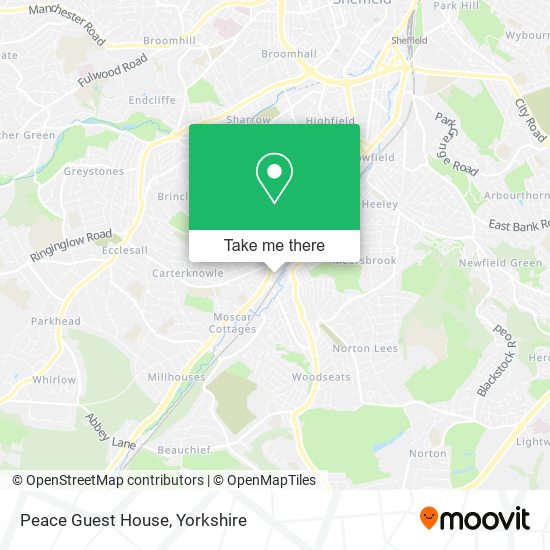 Peace Guest House map
