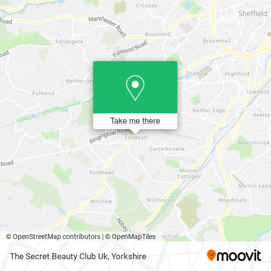 The Secret Beauty Club Uk map