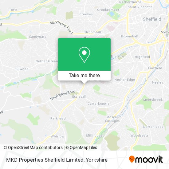 MKD Properties Sheffield Limited map