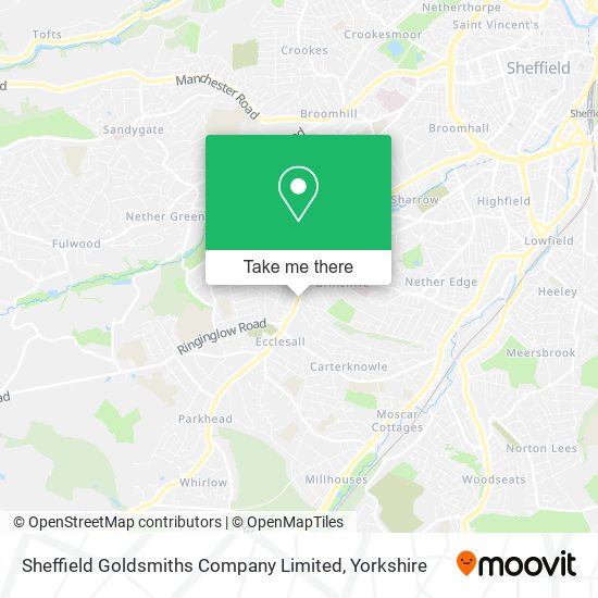 Sheffield Goldsmiths Company Limited map