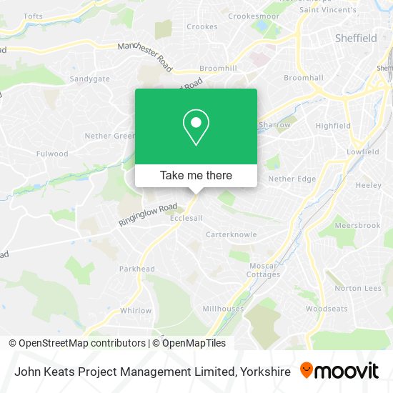 John Keats Project Management Limited map