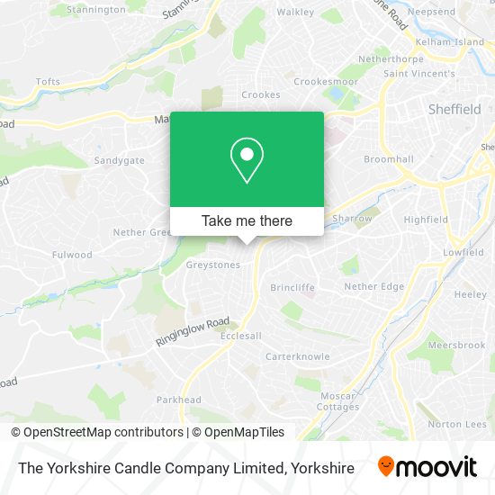 The Yorkshire Candle Company Limited map