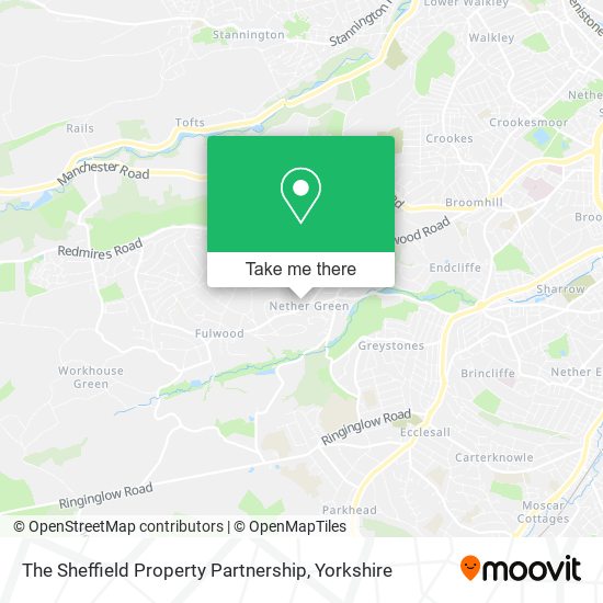 The Sheffield Property Partnership map